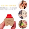 Samcos Baby Teeth Case, Wooden Baby Teeth Holder, Compact Baby