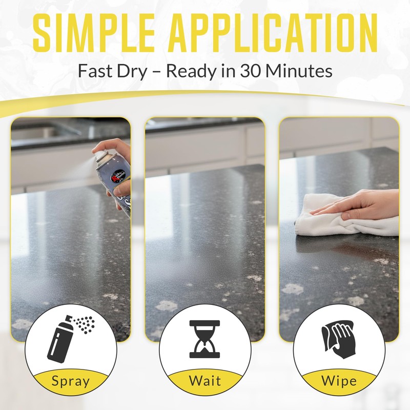 Rock Doctor Granite Sealer for Marble, Stone, and Tile Countertops,
