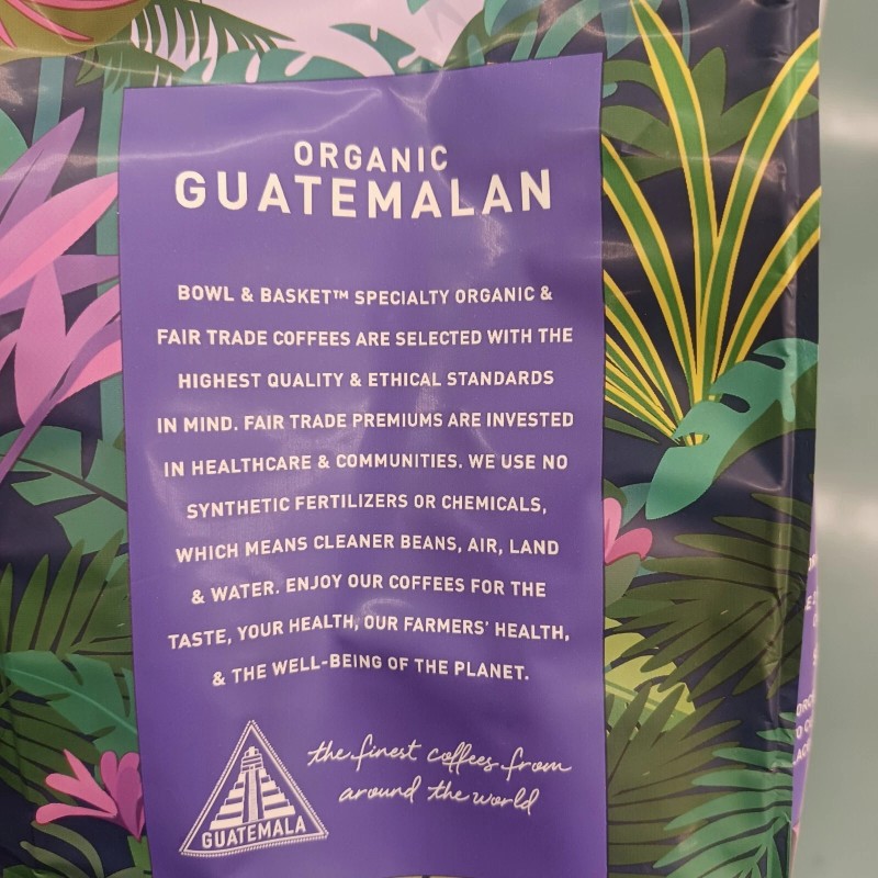 bowl & Basket Coffee Organic Ground Guatemala 12 Oz