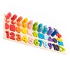 Number Sorting Toys 10 Shapes 1 to 10 Numbers Wooden