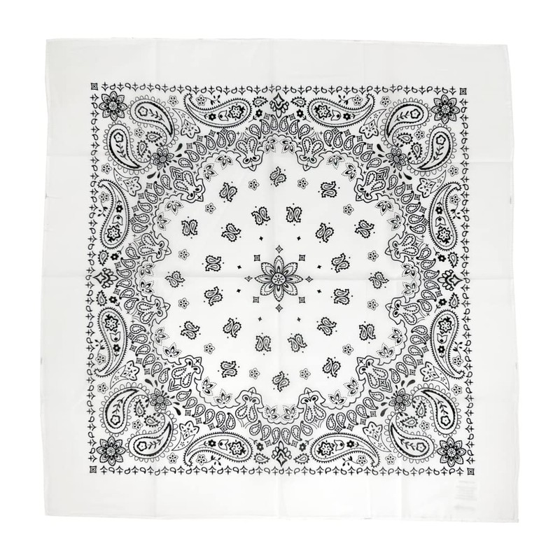 HankieWorld Single Pack Bandanas 60s Premium Cotton Soft Thin Handfeel