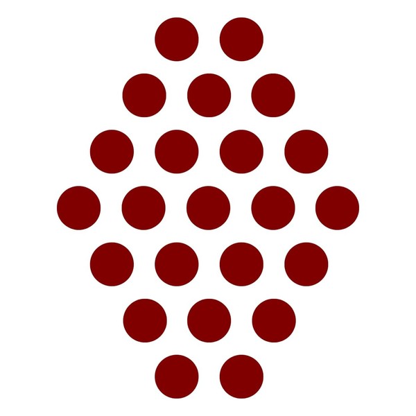 INDIAN C-A-R || Marron |Bindi Shiny Round Simple Plain Plain