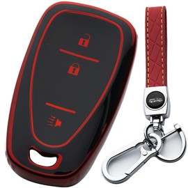 Tautrophen Key Fob Cover Compatible with Equinox 2018-2022 Sonic 2017-2020 Spark 2016-2022 Traverse Trailblazer Trax