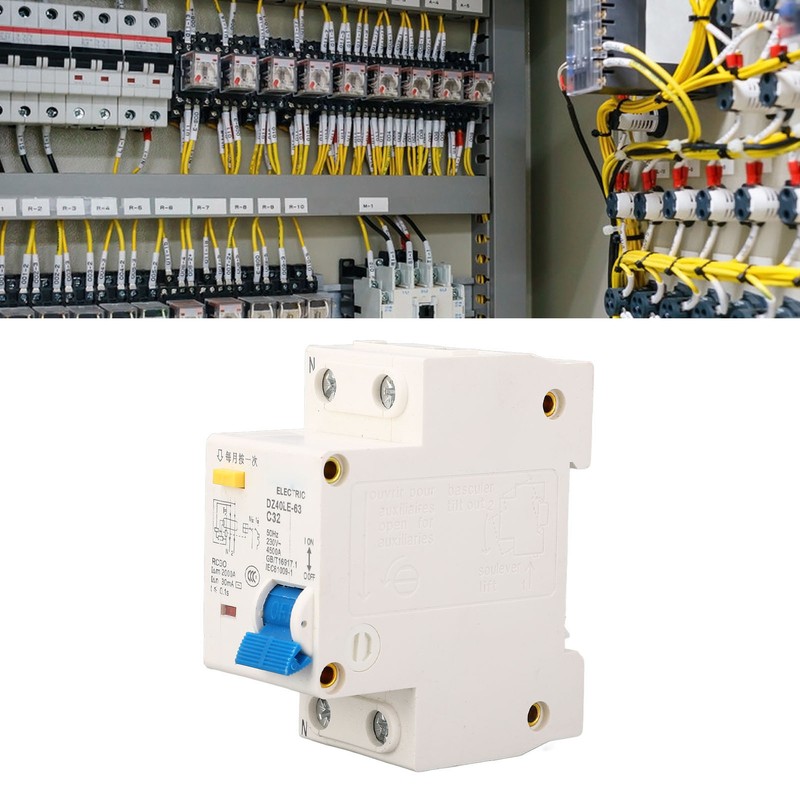 Air Switch with Leakage Protector Single Handle Circuit Breaker for