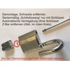 ABUS Vorhängeschloss Messing 83/45 IRON ROCK Jubiläumsschloss mit 2 Schlüssel
