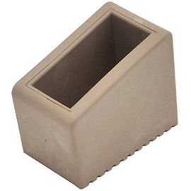 DEWEPRO® x-Tools Rubber Foot - Opening Approx. 56 x 22 mm - Ladder Shoe Rubber Cap for Wooden Ladder, Painting Ladder, Stepladder and Easel