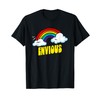 Envious Cute Funny Sarcastic Retro Vintage 80's Rainbow T-Shirt