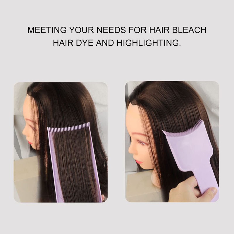 Highlighting Board with Teeth, 3 Pieces, Hair Dye Board, Balayage