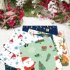 24 Sheets Christmas Themed Scrapbook Paper, 6x6'' Xmas Craft Paper
