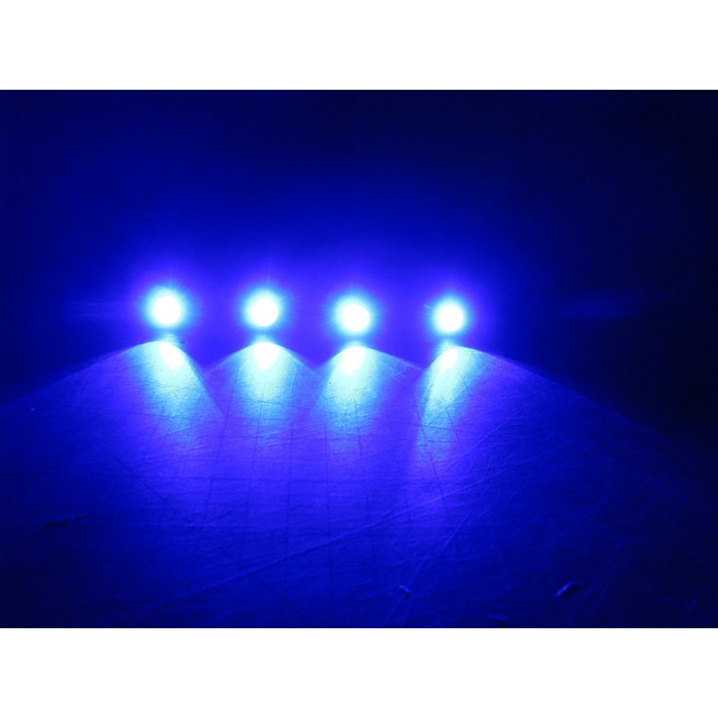 4x Blue LED Boat Light Waterproof 12v Deck Storage Kayak