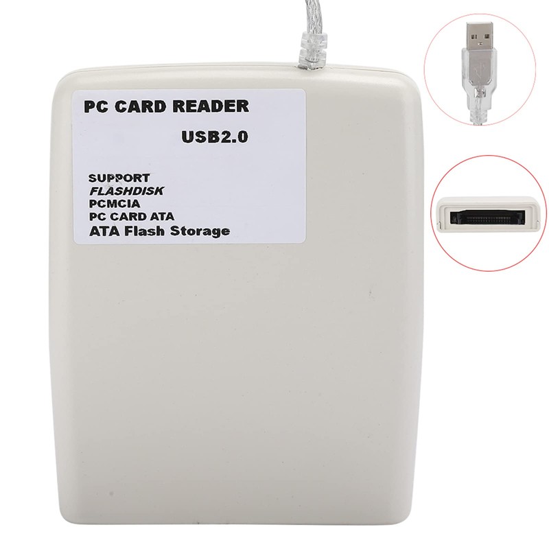 PCMCIA Card Reader,USB2.0 to 68 Pin Plastic Version Interface PCMCIA