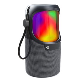 S2-Digital S-Bean S Outdoor 360° Stereo Lautsprecher mit mehrfarbigen RGB LED Lichteffekten, Bluetooth, microSD, Aux In und True Wireless Stereo