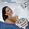 D DUSSAL Shower Head High Pressure 7-Spray Setting 4.7" High