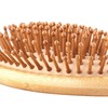 Regrowz Bamboo Paddle Hairbrush with Round Bristles - Detangle Hair
