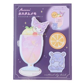 Tees Factory Kuromi Custom Memo 226597 Emotional Sky Drink SANRIO Sanrio