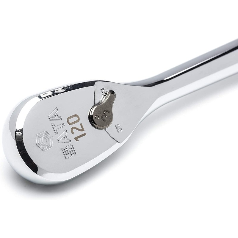 SATA ST12974 3/8-Inch Drive 120P Professional Ratchet with Teardrop Head,