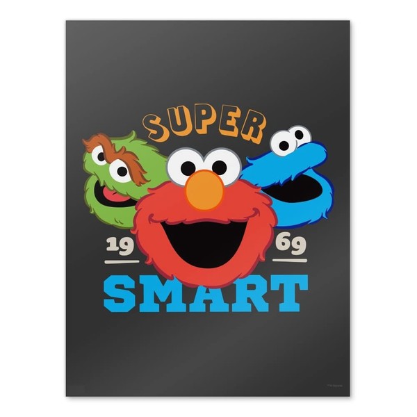 GRAPHICS & MORE Sesame Street Elmo Super Smart Wall Art