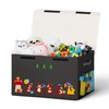 ADEHMDA 80L Large Toy Storage Box with Lid, Large Toy