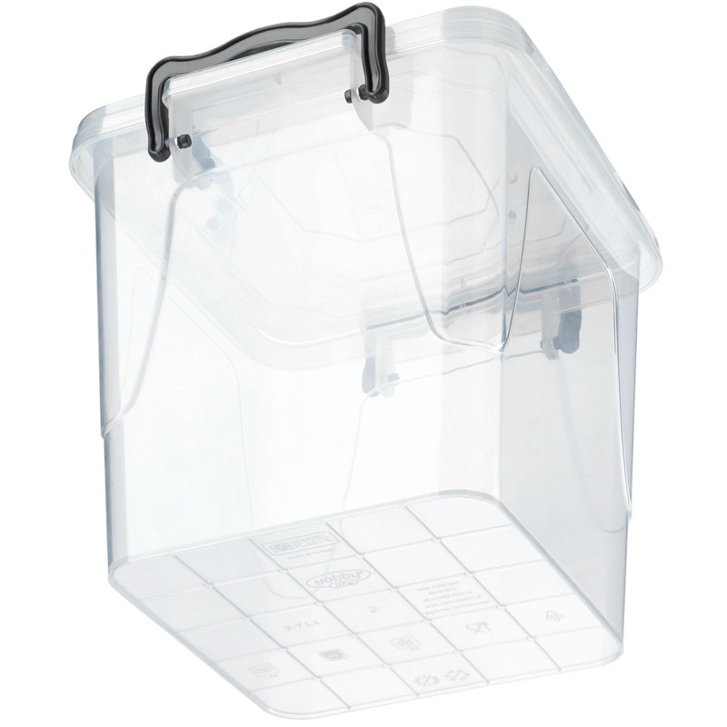 KADAX Storage Box with Lid, Robust Plastic Container, Lunch Box,