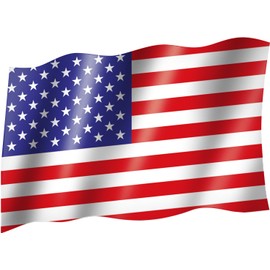 USA United States of America Country Flag Country Flag Hoist Flag With Flag 150 x 90 EYELET CURTAINS, Very Good Quality