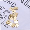 CIYODO Dollhouse Miniature Hinges 1/12 Scale Metal Cabinet Hinge with