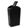 Ortodayes 14 L Swing Lid Trash Can, Plastic Waste Bin