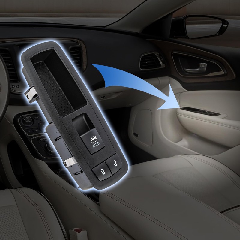 Obaee Front Passenger Side Window Switch for 2015-2017 Chrysler 200/300,