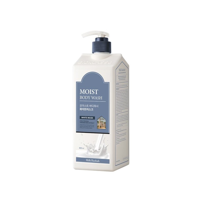 Milk Baobab Moist Body Wash White Musk 800ml / 밀크바오밥