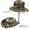 Toddler Sun Hat Bucket Boys-Camouflage Fishman Cap Packable