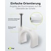 Goobay 17084 Cable clip white - max. cable diameter: 14.0