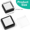 HINZIC 20PCS 3x3cm Empty Blank Ink Pad No Ink Fingerprint
