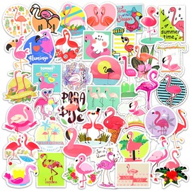 DETICKERS Flamingo Stickers for Kids Flamingo Stickers for Scrapbooking Flamingo Stickers and Decals Flamingo Stickers for Water Bottles