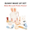 Mentari Wooden Toy Bunny Make Up Set - Pretend Play