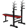 BalanceFrom Adjustable Folding Multifunctional Workout Station Adjustable Olympic Workout Bench