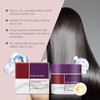 Lila Haarmaske,Lila Kollagen Haarmaske,Tiefenreparatur Kollagen Haarmaske,Purple Hair Mask,Haarbehandlungsmasken,Tiefenreparatur Kollagen Haarmaske,Keratin