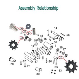 QYMOTO KT196 Go Kart Sprocket,420 Chain10 Tooth with 5/8'' Bore 3/16'' Keyway for Coleman KT196 CK196 GK200,30 Series Torque Converters Go Kart Sprocket (with mounting Bolt and Washer)