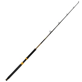 Fiblink Fishing Trolling Rod 1 Piece Saltwater Offshore Rod Big Name Heavy Duty Rod Conventional Boat Fishing Pole (6',50-80lbs)