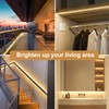 OMIKA COB LED Strip Lights, 2700K Warm White Battery Powered