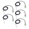 5Pcs Inductive Proximity Switch 150Hz 2 Wire Normally Open IP65