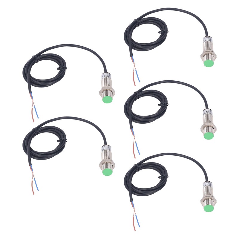 5Pcs Inductive Proximity Switch 150Hz 2 Wire Normally Open IP65