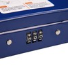 SEPOX® Twins Water/Fire-Resistant Portable Security Case Lock Box Steel, Personal