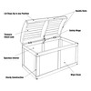 Hardwood Safety Hinge Barrel Top Toy Storage Chest