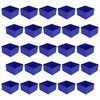 Plastic Insert Box/Storage Container, Blue, 108 x 108 x 63