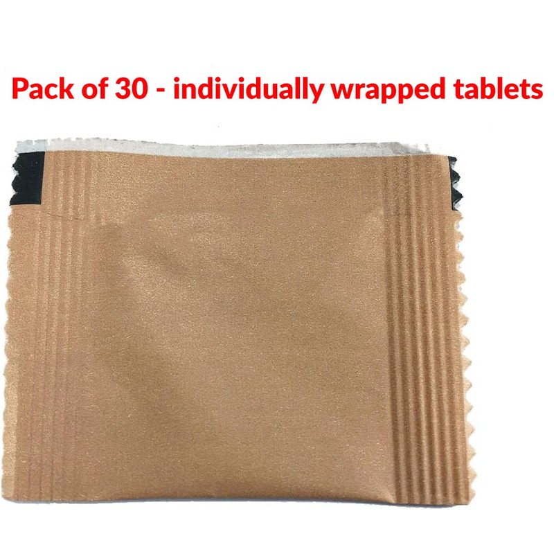 Bottle Cleaning Tablets Pack of 30. Effervescent Eco Dissolving Tabs