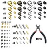 LHZHLE Zipper Repair Kit Replacement: 81Pcs #3#5#8#10 Zipper Stop -