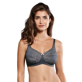 Anita Women's Mastectomy Bra Fleur 5754X Anthracite 38D