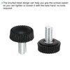 PATIKIL M5x10 mm Knurled Thumb Screws 30pcs Male Thread Round