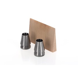 OCHSENKOPF Mounting Set, Wedging for Heavy Axes, 3-Piece (2x Ring Wedge, 1x Wooden Wedge), Forestry Tool, OX E-123-0200, Silver