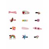 Generic 12 pcs Cartoon Hair Clips Set Cute Barrettes Snap