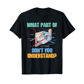 What Part Dont You Understand Funny HVAC Installer T-Shirt